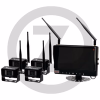 Système vidéo 9" - 4 caméras incluses, convient pour 12 et 24 V