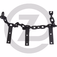 Tapis - vissé - 297 maillons - avec 2 rouleaux de chaines