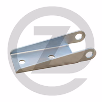 Taquet de charnière - galvanisé, - à visser