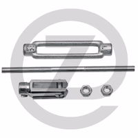 Tringlerie de frein - avec tendeur et chape