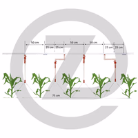 Tuyau pour pulvérisateur pour système universel à baïonnette - 5 trous