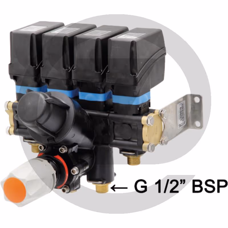 Vanne de régulation - électrique, 4 voies - boitier de commande adapté 67046685400