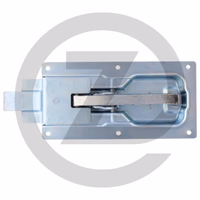 Verrou, à encastrer - galvanisé