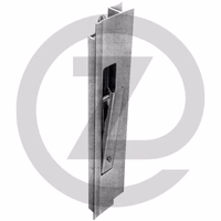 Verrou long, à encastrer - gauche