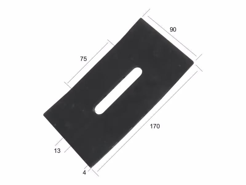 Grattoir 170x90x4mm Correspond à: 52590500