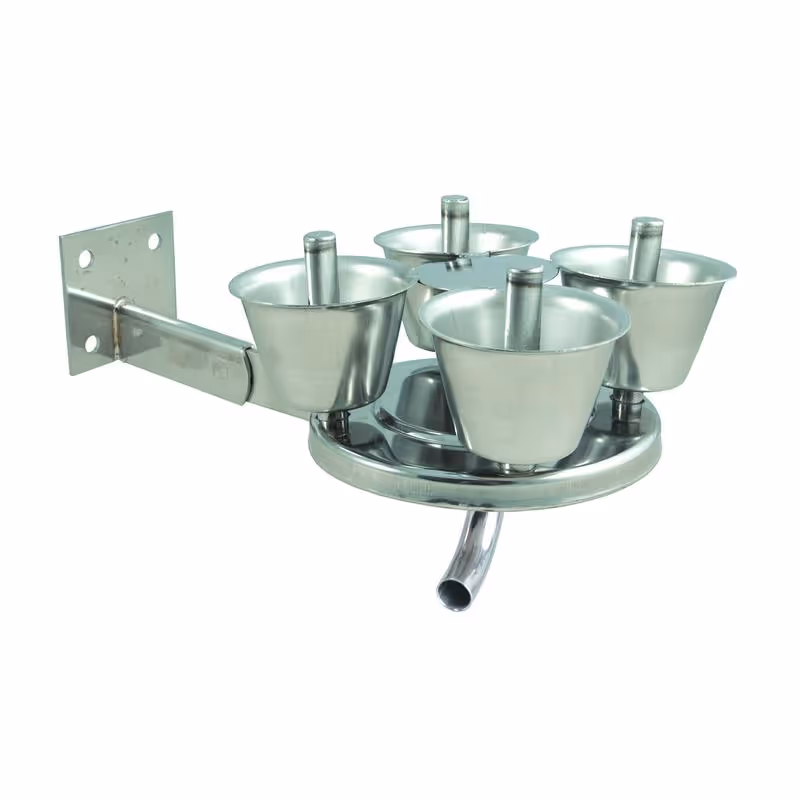 Greenoak Plateau de lavage complet inox pour montage mural 330mmx185mm