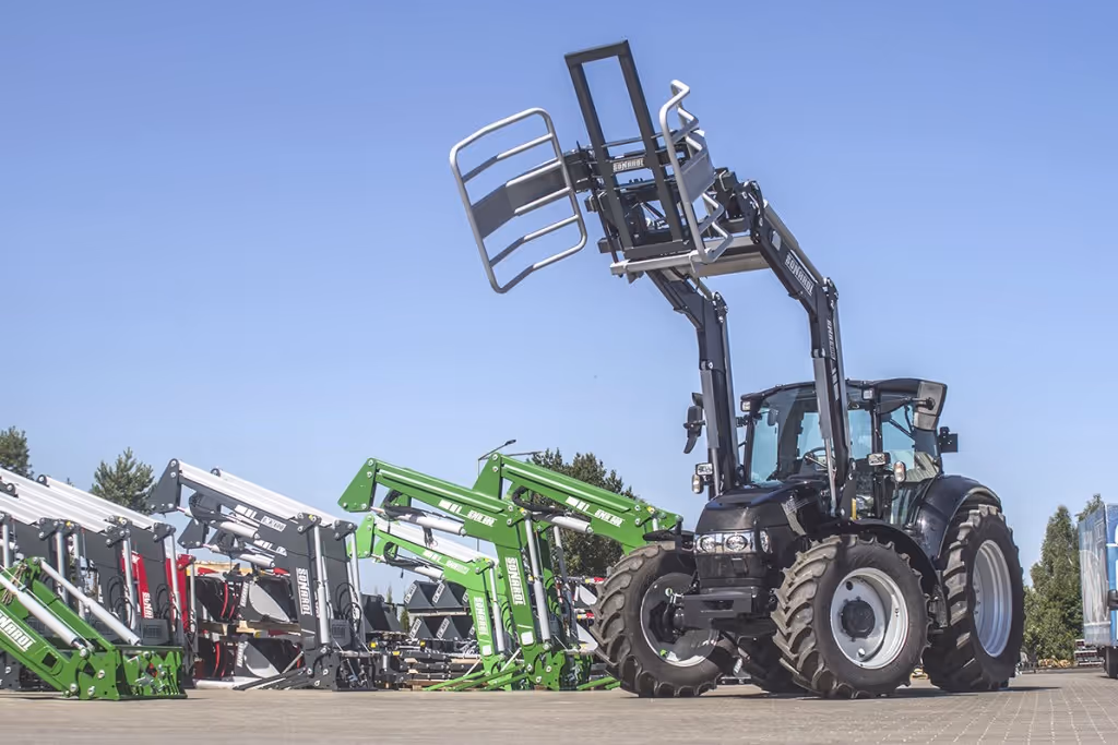 Griffe de manutention attelage Faucheux Blanc