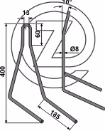 Griffe de semoir Rabe 90063916