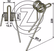 Griffe de semoir Rabe 91092339