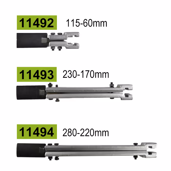 Griffes pour prise moyenne 230-170mm pour ref.51122