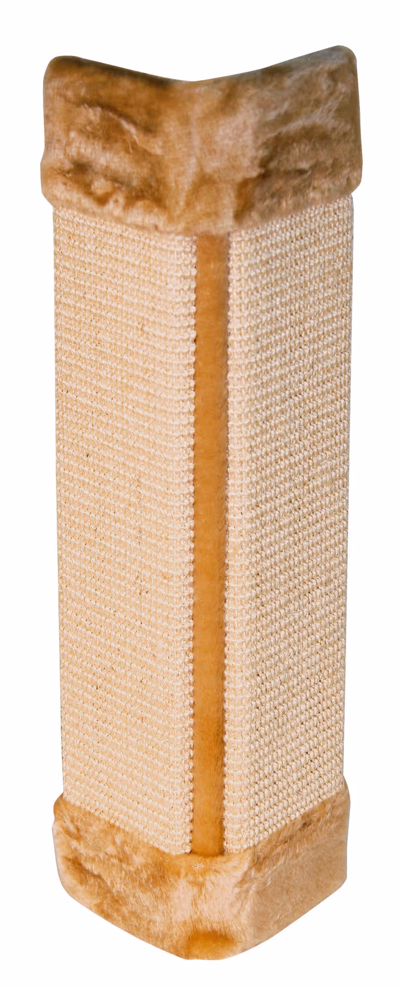 Griffoir d'angle marron/beige, 49x23cm