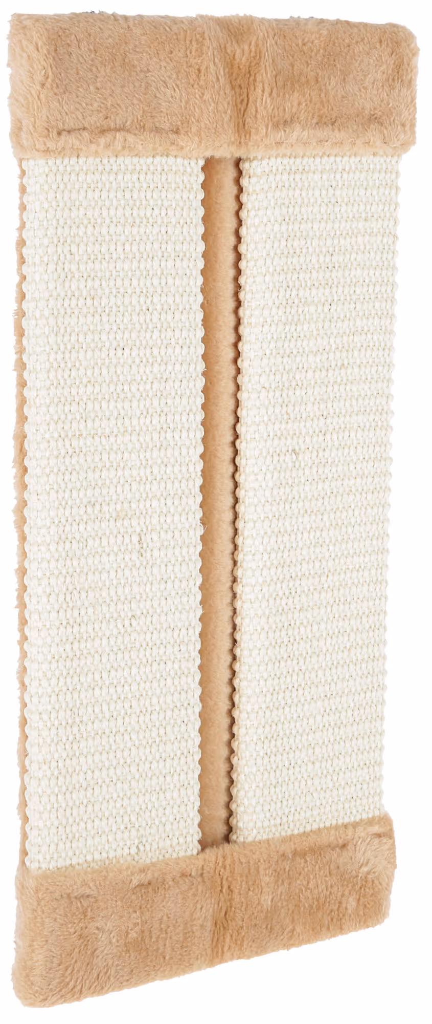 Griffoir d'angle marron/beige, 49x23cm