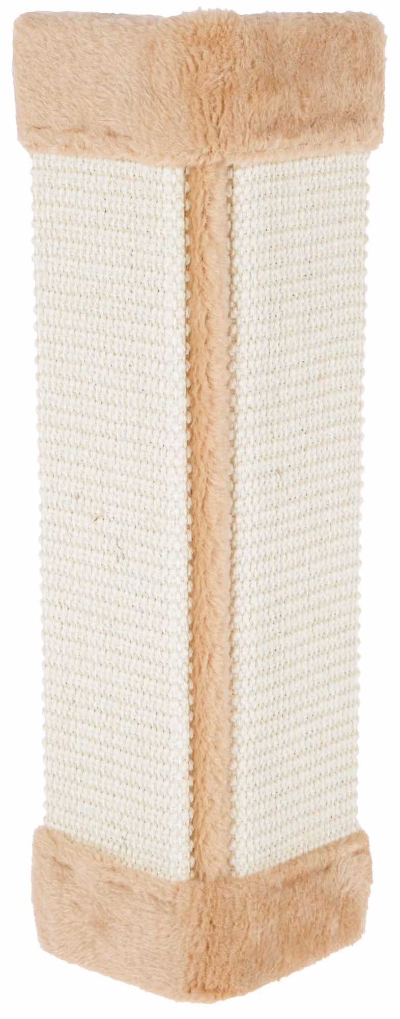 Griffoir d'angle marron/beige, 49x23cm