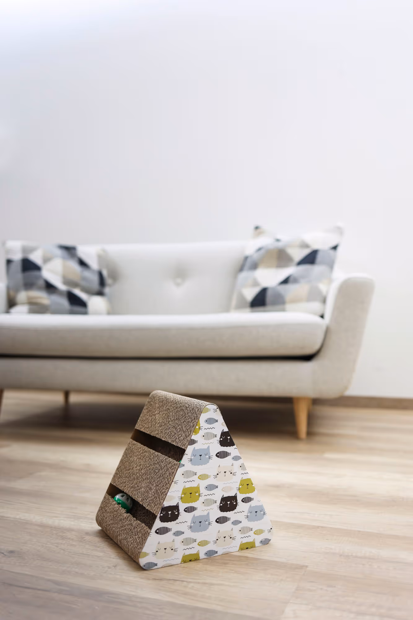 Griffoir pour chat Boon motif, 22X26X26cm, avec CatNip