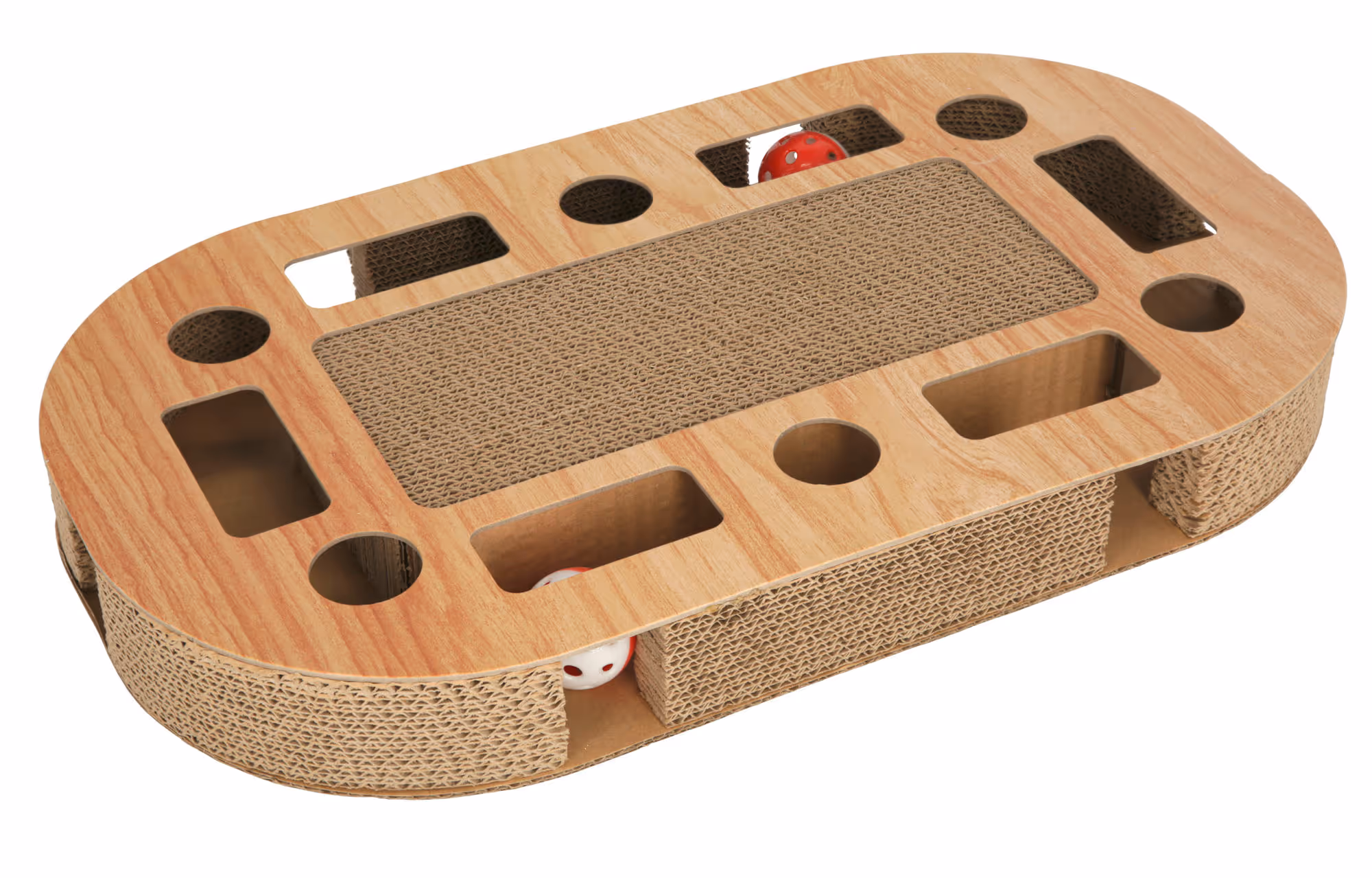 Griffoir pour chat Ovalo 52X31X8,5cm, avec CatNip