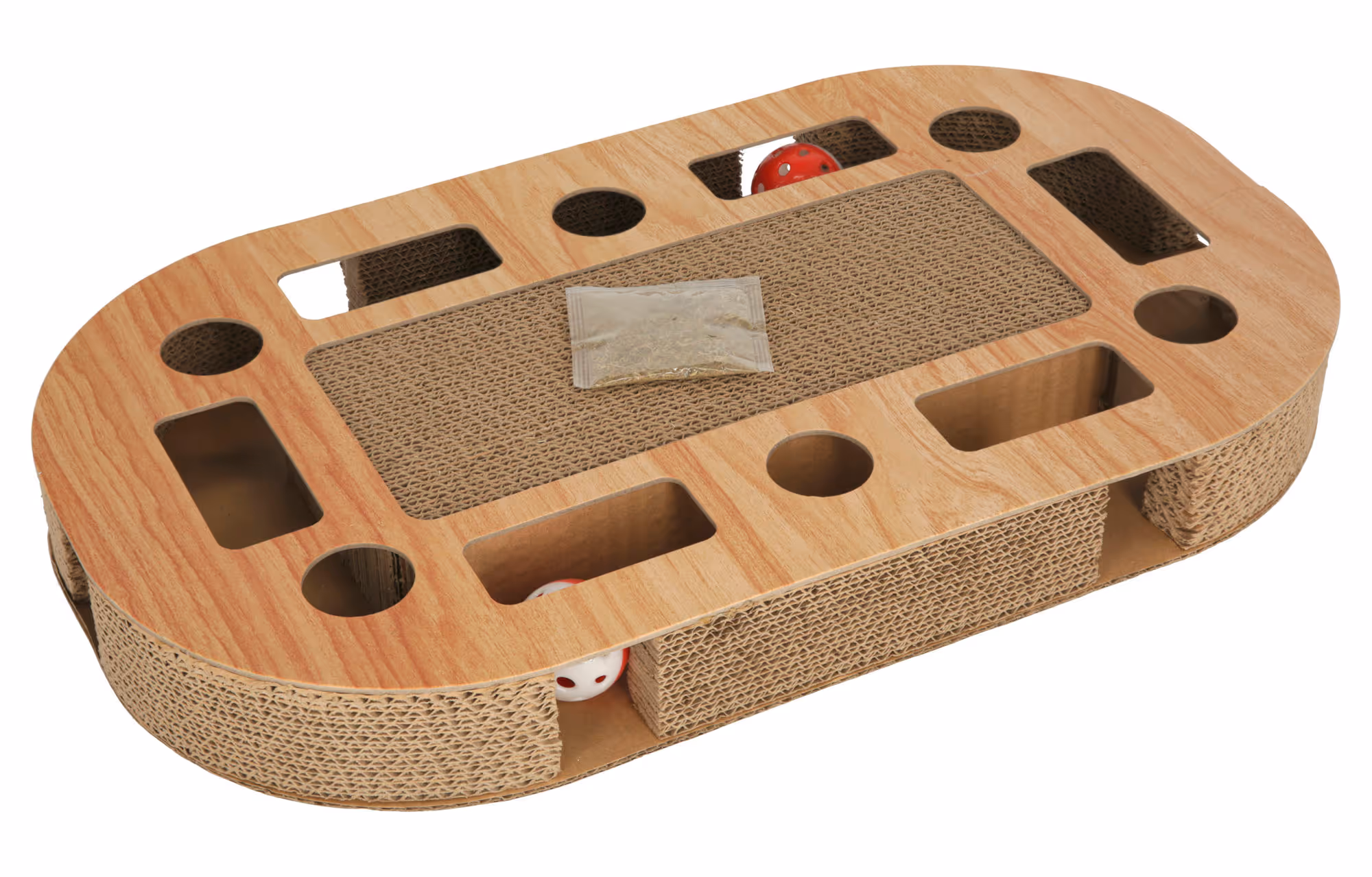 Griffoir pour chat Ovalo 52X31X8,5cm, avec CatNip