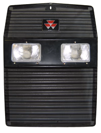 Grille de calandre avant barbecue Kit 300 & Light & Badge - Long | Massey-Ferguson