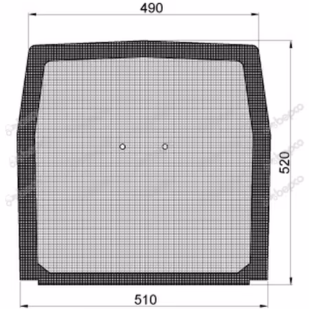 Grille de calandre Massey Ferguson 1876198M91