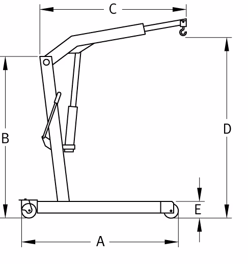 Grue d'atelier Drakkar 1t Origine