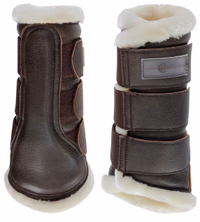 Guêtres souples Pelisa dark brown, cheval (L)