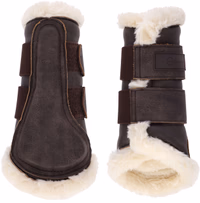 Guêtres souples Pelisa dark brown, double poney (M)