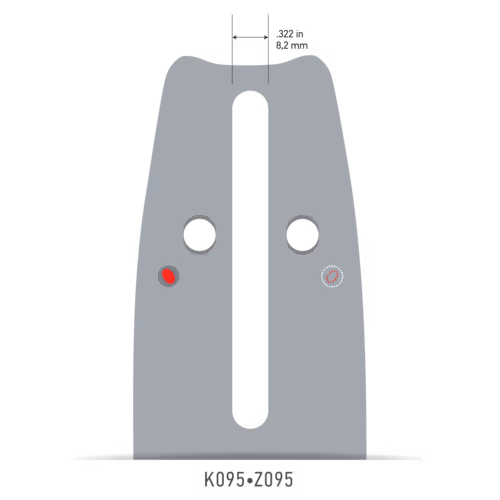 Guide-chaîne AdvanceCut™, 20"