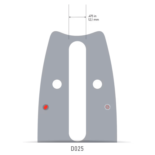 Guide-chaînes PowerCut™, 16"