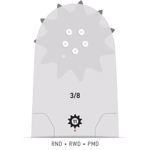 Guide-chaînes PowerCut™, 42"