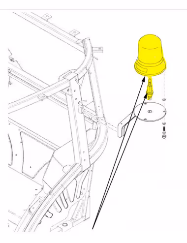 Gyrophare 48045331 - New Holland