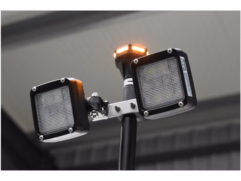 Gyrophare à LED Micro Bright sur tige 12V interférence classe 5