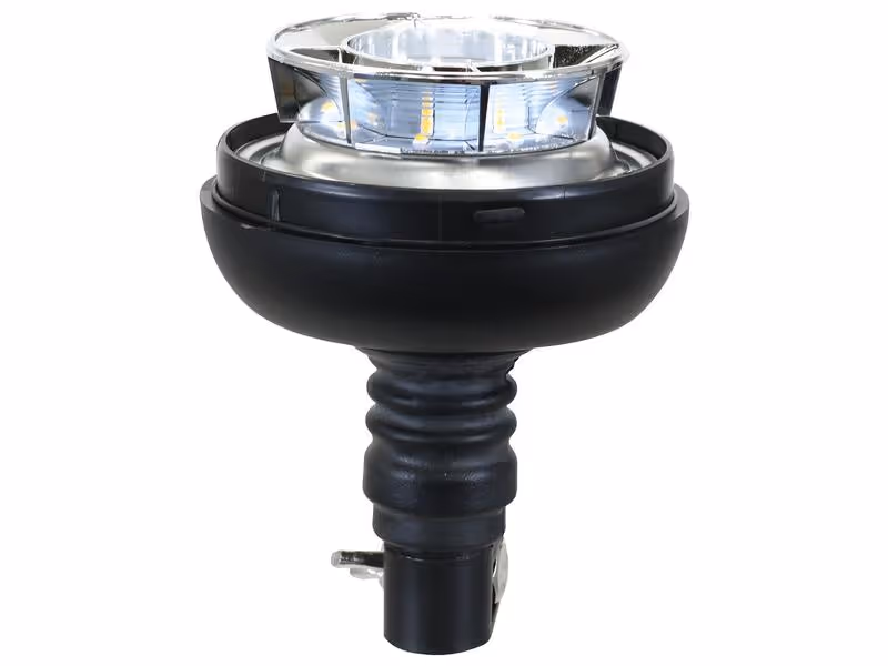 Gyrophare à LED rotatif (orange), Classe 1, flexible, 12-24V