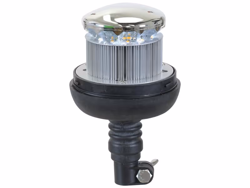 Gyrophare à LED rotatif (orange), Classe 3, flexible, 12-24V - adaptable sur tracteurs John-Deere