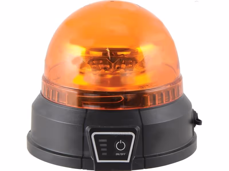 Gyrophare à LED sans fil avec télécommande rechargeable classe 5 - 12-24V