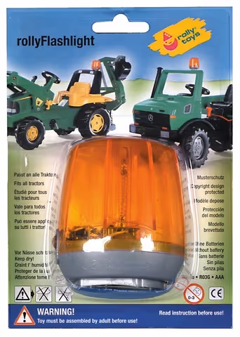 Gyrophare tracteur a pedale Rollytoys 409556