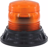 GYROPHARE FRESNEL 10/110V 10 LED A PLAT DOUBLE FLASH ORANGE
