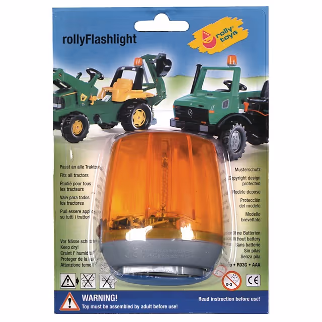 Gyrophare jouet flashlight pour tracteur a pedales