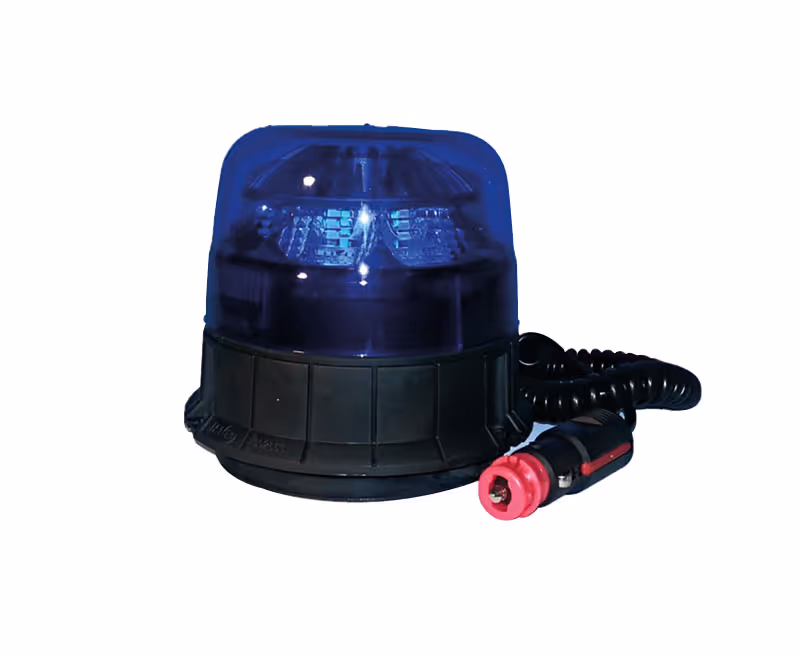 GYROPHARE LED GALAXY MAGN. BLEU 12/24V