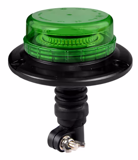 Gyrophare LED Vert avec ceinture de sécu