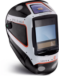 GYS - Masque de soudage LCD APOLLO+ 3/5-13 G True Color - teinte 3/5>13 - champ de vision 100x67mm panoramique - assombrissement automatique 0,08ms - 4 capteurs - mode meulage - classe optique 1/1/1/1 - pour MMA, TIG, MIG/MAG & coupe Plasma