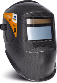 GYS - Masque de soudage LCD EXPERT 11 Carbon True Color - teinte 3/11 - champ de vision 100x49mm - assombrissement automatique 0,50ms - 2 capteurs - classe optique 1/1/1/1 - pour MMA, TIG, MIG/MAG & coupe Plasma