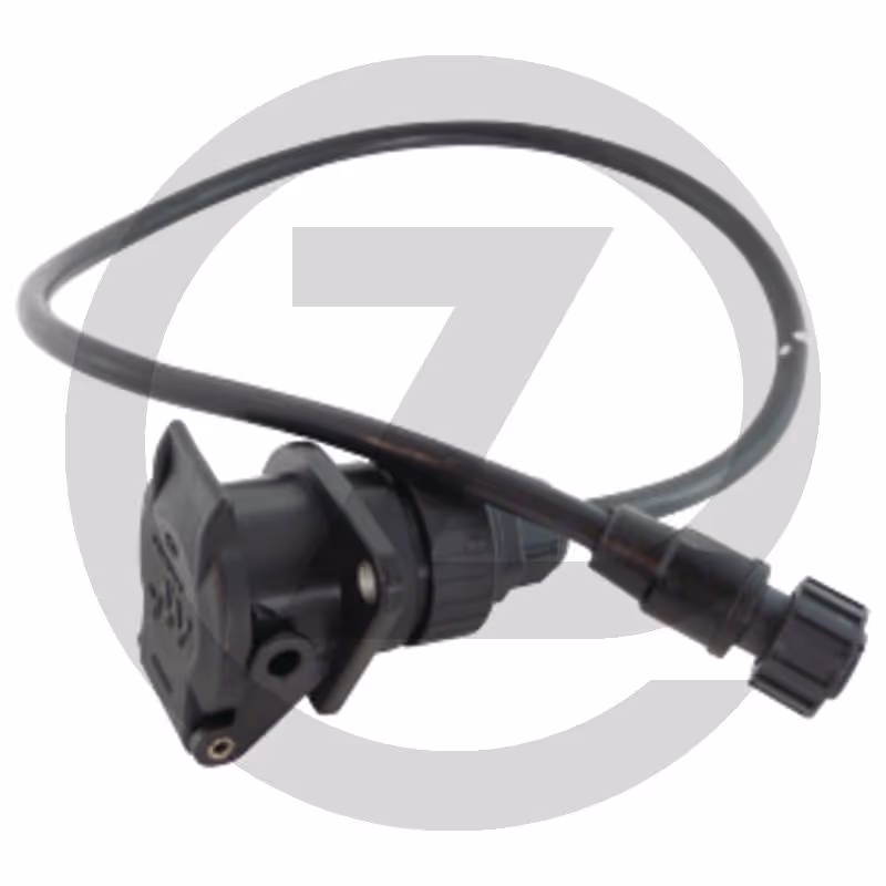 Haldex Câble d'alimentation avec prise - 24 V, ISO 7638 vers connecteur 7 pôles DIN