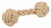 Haltère jute/coton, beige, 40cm, Ø12cm