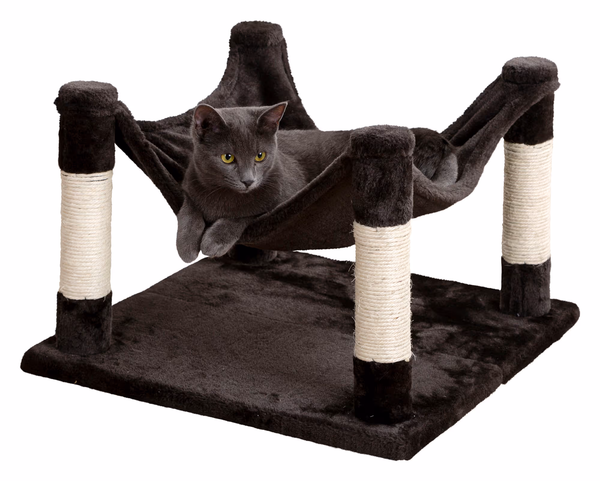 Hamac pour chat Samira anthracite, 49x49x32cm