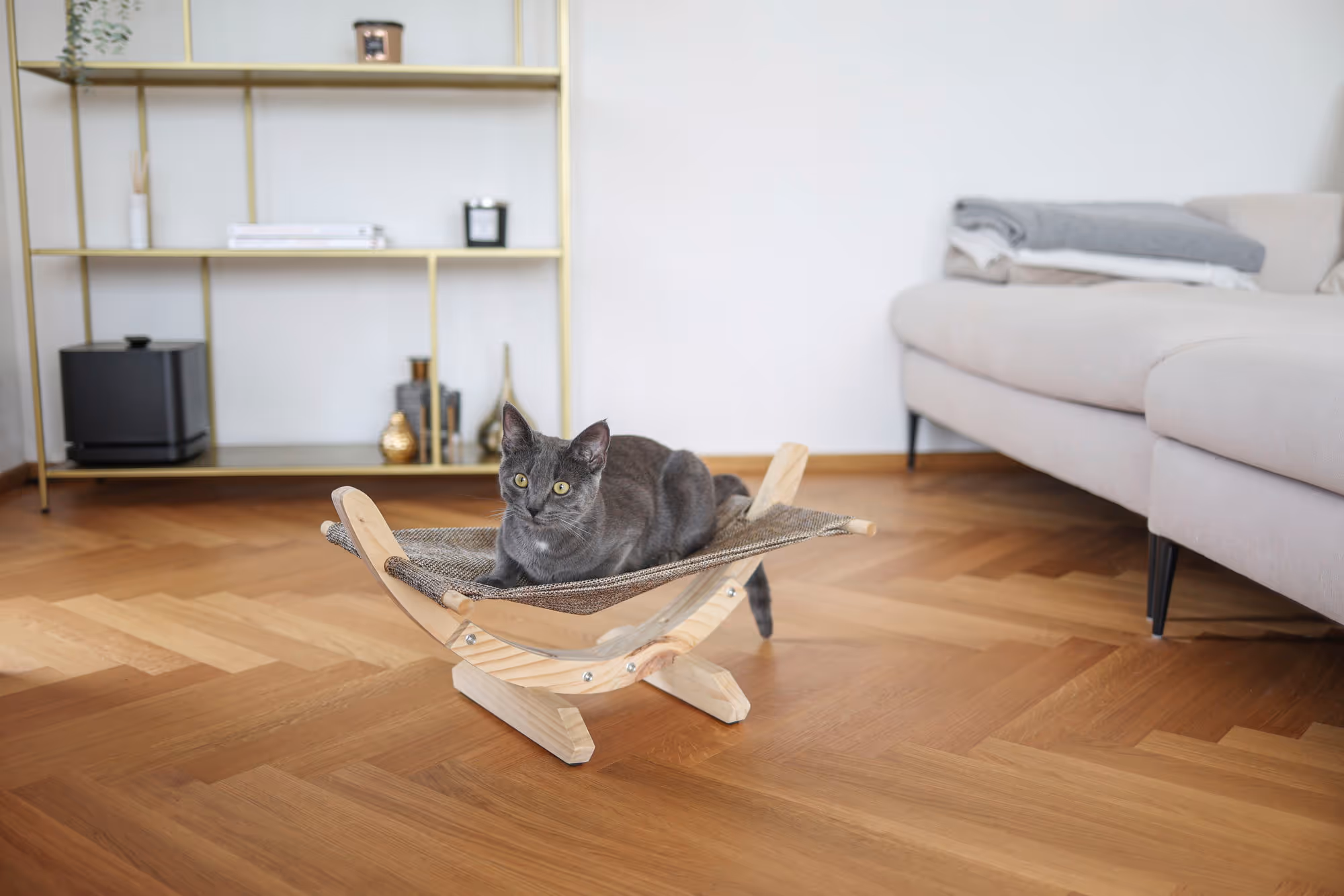 Hamac Siesta 2.0 marron, 61X37X29cm