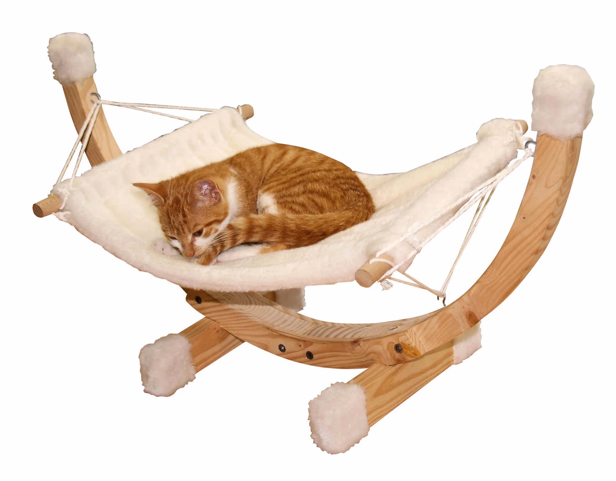 Hamac Siesta blanc, 73x36x34cm