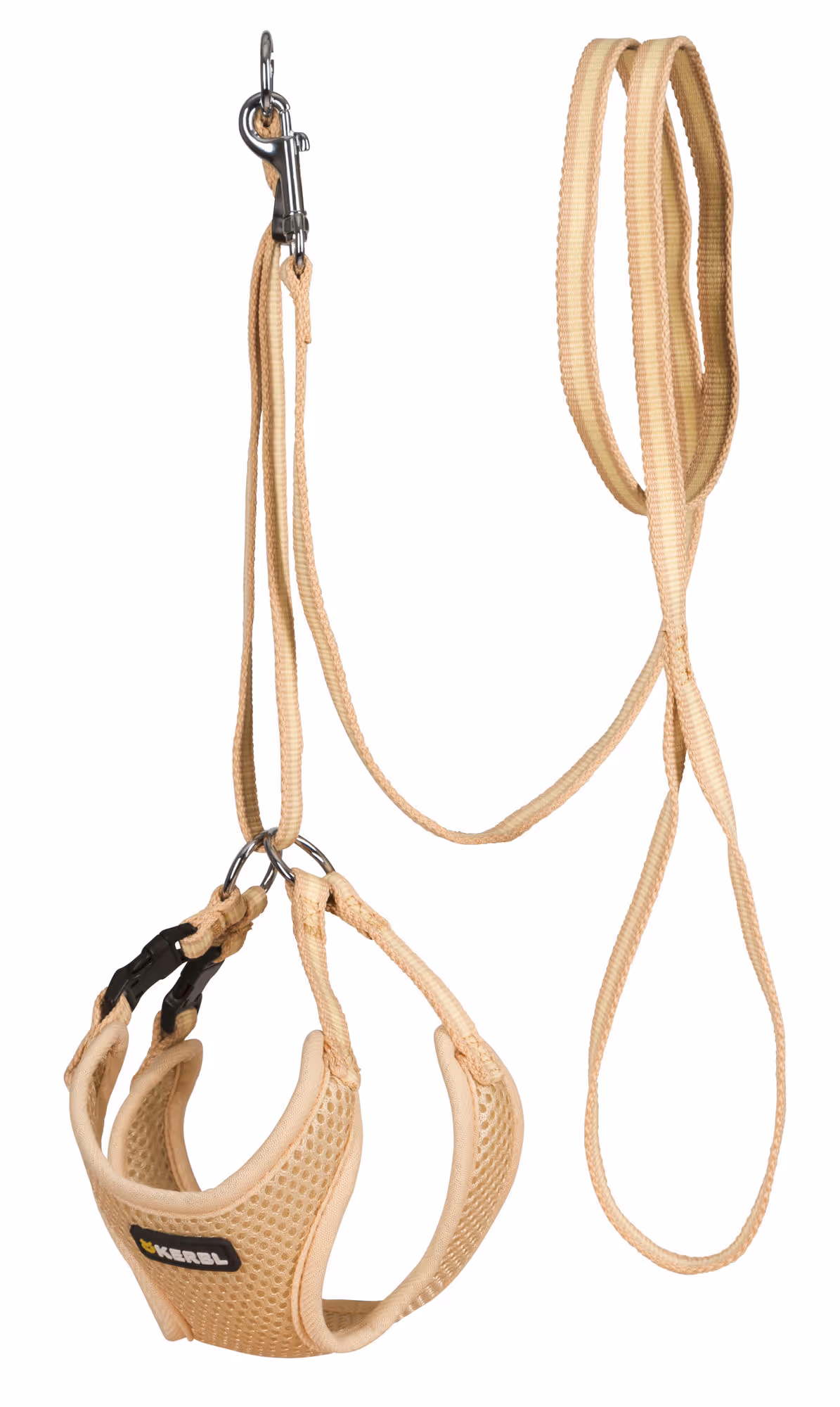 Harnais pour chiots beige, 30-50cm, 10mm, 3pcs