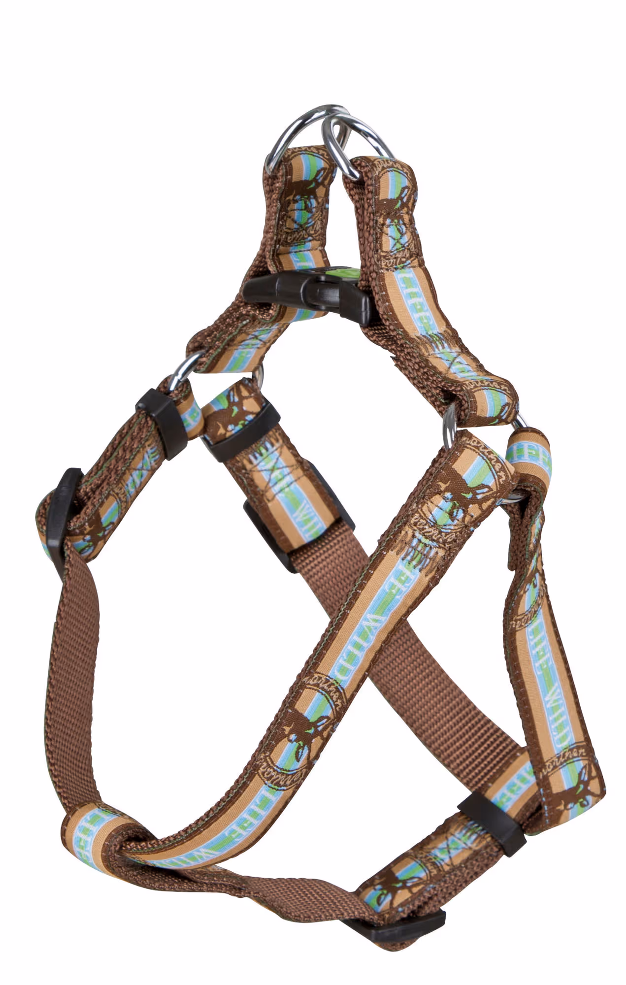 Harnais Wild Life brun, 50-80cm/25mm