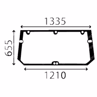Hayon arrière case IH CS94