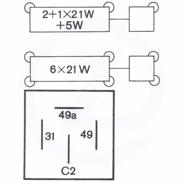 Centrale clignotante 12V