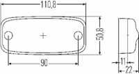 Feu de position 24V Hella